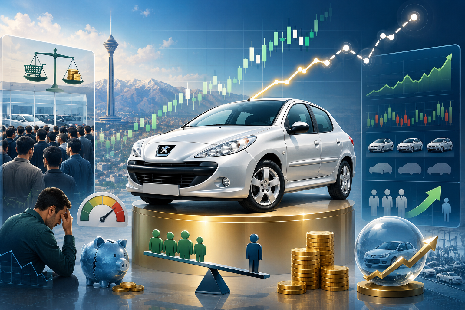 پژو ۲۰۷ یک‌ونیم میلیاردی؛ آیا بازار توان پذیرش قیمت ۲.۵ میلیاردی را دارد؟